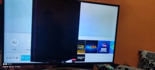 Smart TV Samsung Negra rota