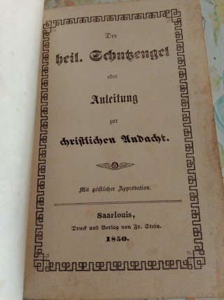 Libro antiguo (1850) - El Ángel de la Guarda