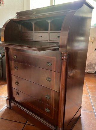 Escritorio Secreter Antiguo Madera