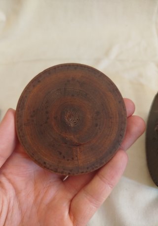 Caja joyero de madera con tapa