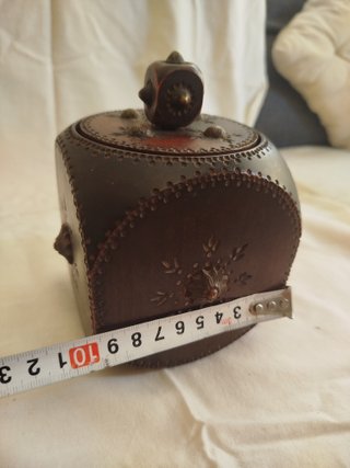Caja joyero de madera con tapa