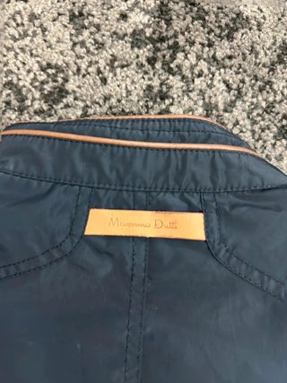 Massimo dutti Harrington azul Marino Retro