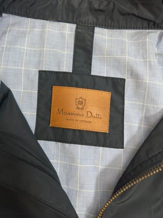 Massimo dutti Harrington azul Marino Retro