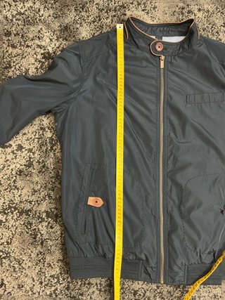 Massimo dutti Harrington azul Marino Retro