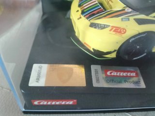 Coche Scalextric Lamborghini GT3 Amarillo