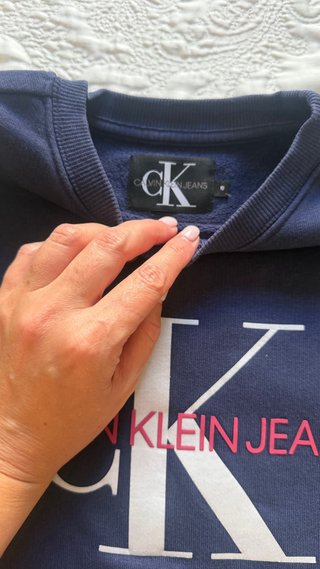 Jersey Calvin Klein Jeans niño azul