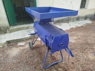 Máquina pelar almendra azul