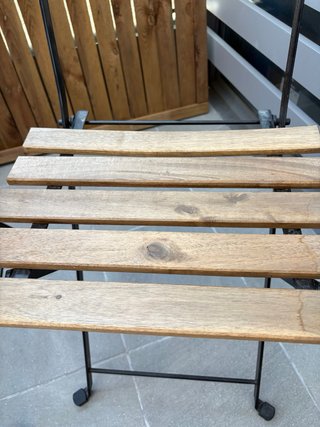Mesa y 2 Sillas Plegables Ikea