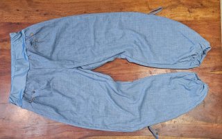 Pantalón bombacho azul talla única
