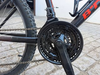 Bicicleta Infantil B'TWIN Negra y naranja