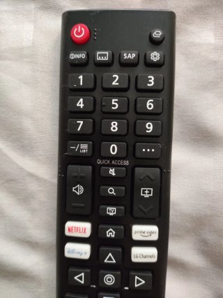 Mando TV LG nuevo
