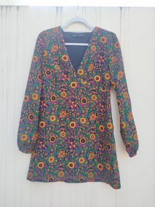 Vestido estampado floral
