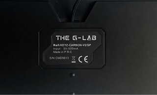 Teclado The G Lab USB Negro