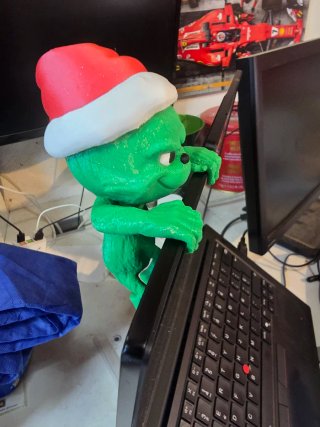 Grinch Navideño 3D para Monitor