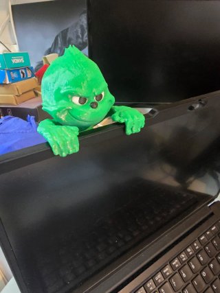 Grinch Navideño 3D para Monitor