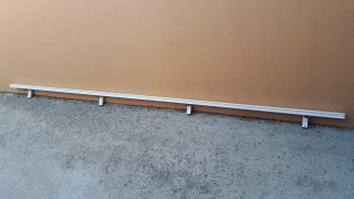 Pasamanos aluminio blanco 3,8m