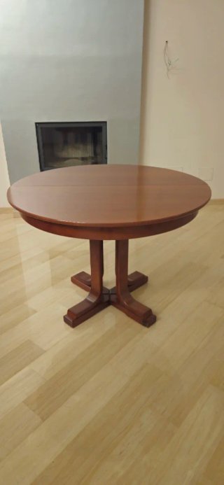 Mesa comedor extensible madera maciza