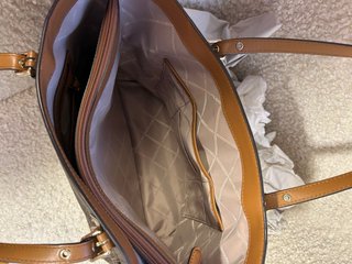 Bolso Tote Michael Kors Marrón logo