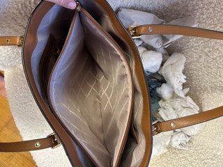 Bolso Tote Michael Kors Marrón logo