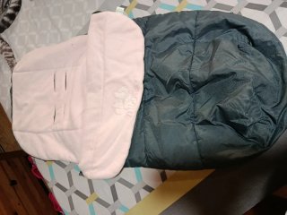 Funda para carrito de bebé rosa