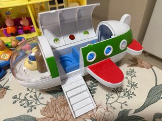 Lote Juguetes Peppa Pig: Casa, Coche, Avión