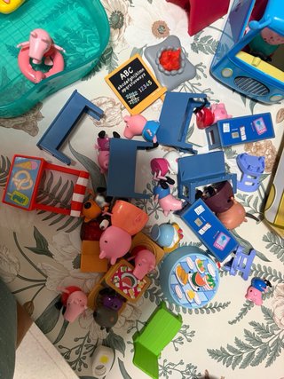 Lote Juguetes Peppa Pig: Casa, Coche, Avión