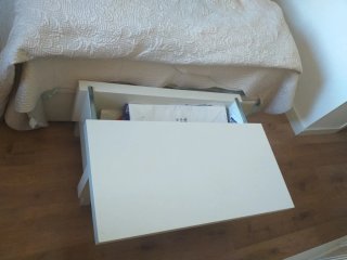Baúl blanco Ikea