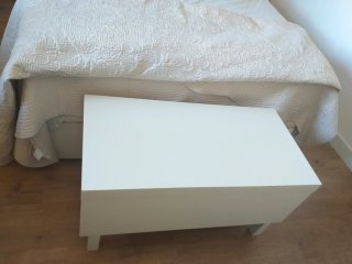 Baúl blanco Ikea