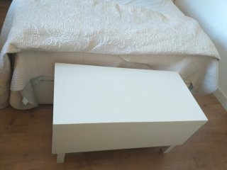Baúl blanco Ikea