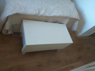 Baúl blanco Ikea