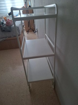 Carrito Auxiliar Blanco 3 Estantes