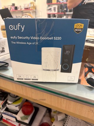 Videoportero Eufy Seguridad Negro+Blanco