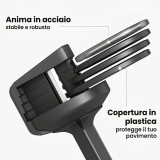 Juego de Mancuernas Ajustables 5 en 1 Quick-Dial