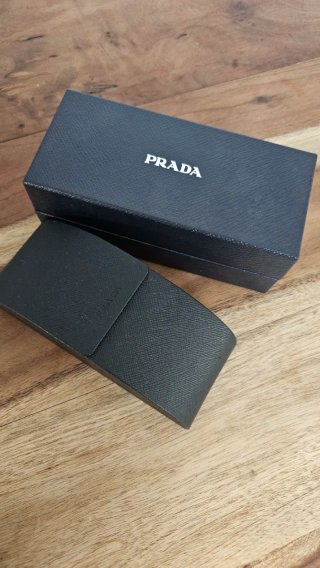 Caja + funda original Prada para gafas – Nueva