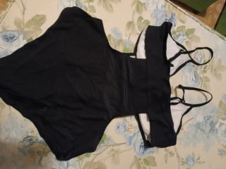 Costume intero donna nero nuovissimo mai indossato