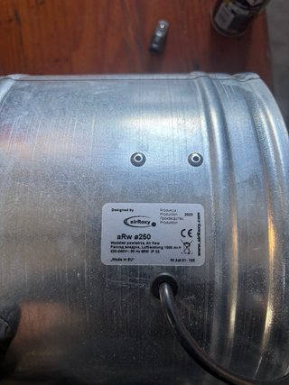 Extractor de aire industrial