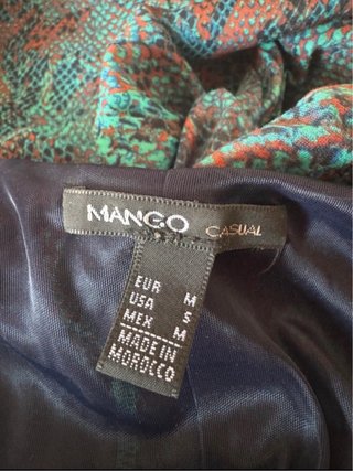 Vestido Mango corto .