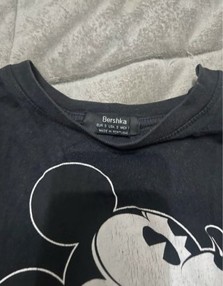 Camiseta Mickey Mouse Negra