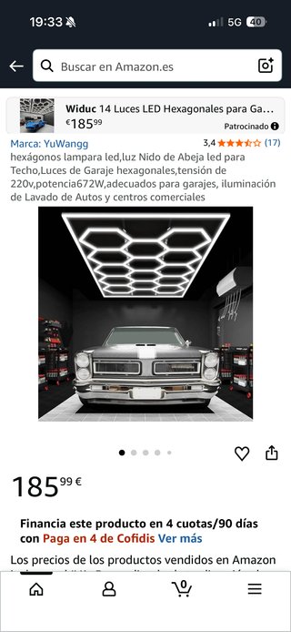 Iluminación LED Hexagonal