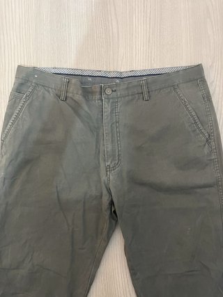 Pantalón Chino Hombre Verde Oliva