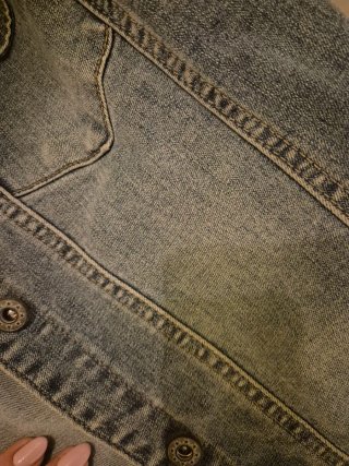 Chaleco tejano azul XL/46