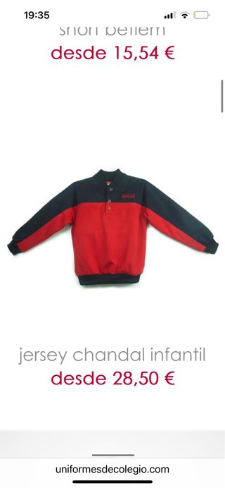 Sudadera uniforme Escoles Betlem