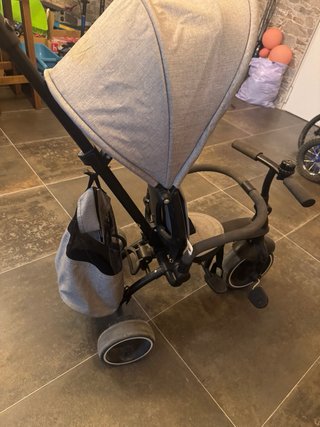 Carro Bici Niño Gris