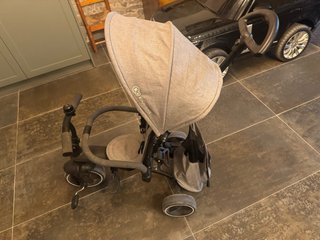 Carro Bici Niño Gris