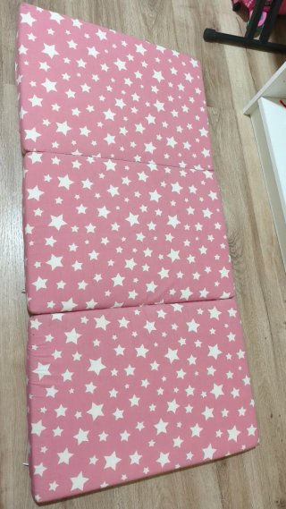 Colchón Cuna Viaje Plegable 60x120 Estrellas