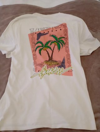 Camiseta Guess Blanca Talla XL