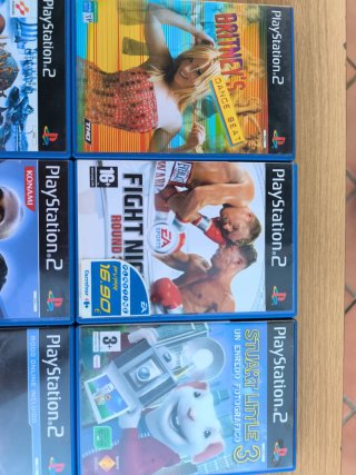 Lote 9 cajas PS2