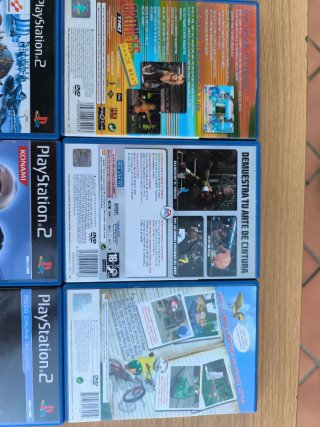 Lote 9 cajas PS2