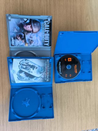 Lote 9 cajas PS2