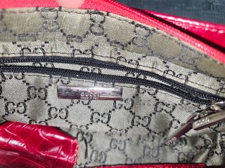 Bolso vintage Gucci Piel Rojo